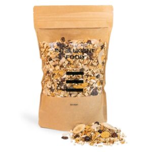 Intelligent food protein muesli konopni jablecne superfood musli mysli medove krupave proteinove granola pecene